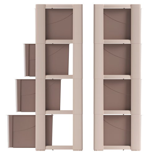 Комод "Колорит" на 4 секции, Альтернатива М7834, беж. Комод "Колорит" на 4 секции, Альтернатива М7834, беж.