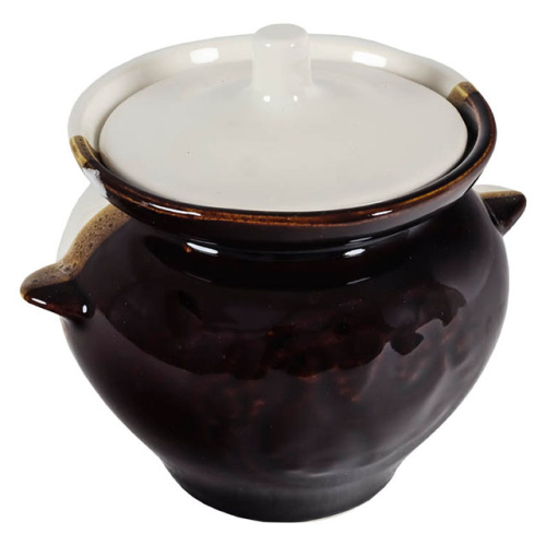 Горшок для запекания "Славянская Керамика", 2 цвета, 0.5 л SLV059