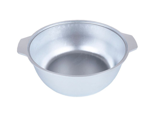 Кастрюля-жаровня 4 л алюминиевая литая с крышкой, Kukmara, ж40