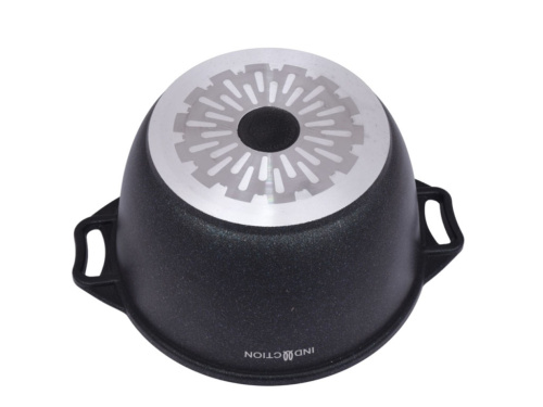 Кастрюля 3 л с антипригарным покрытием со стеклянной крышкой, Kukmara (Granit Ultra Induction Blue), кгги32а