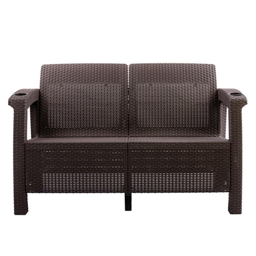 Садовый диван Альтернатива "Ротанг-плюс" М8350, (венге), 127х70х79