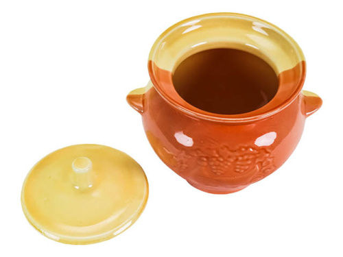 Горшок для запекания "Славянская Керамика", 2 цвета, 0.5 л SLV058