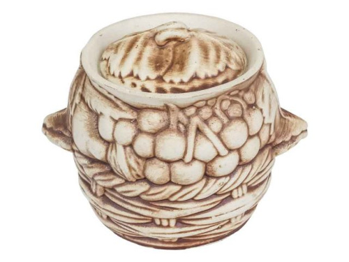 Горшок для запекания "Славянская Керамика", Виноград, 0.6 л, 6 шт