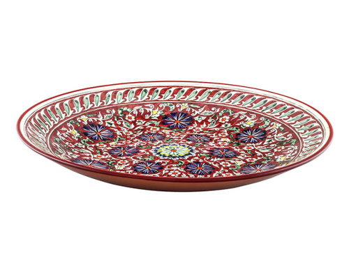 Блюдо Ляган "Риштанская керамика", Коракалам, Ø 42 см RSN094 