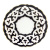 Тарелка рифленая Пахта, Turon Porcelain, с золотом, Ø 16 см