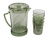 Кувшин с крышкой 1.5 л со стаканами 4 шт по 300 мл, пластик, зеленый Кувшин с крышкой 1.5 л со стаканами 4 шт по 300 мл, пластик, зеленый