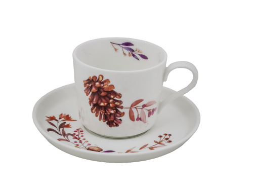 Чайная пара October Line: чашка, блюдце, PLOVER, 200 мл