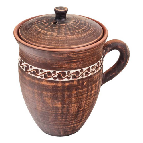 Кувшин "Славянская Керамика", Молочение Ангоб, 0.65 л