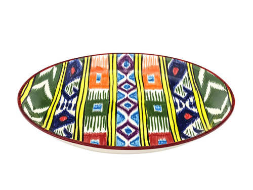 Блюдо Ляган "Риштанская керамика", Атлас, Ø 38 см