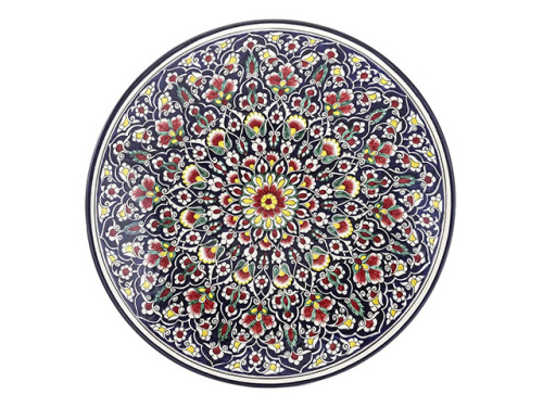 Блюдо Ляган "Риштанская керамика", Коракалам, Ø 42 см Блюдо Ляган "Риштанская керамика", Коракалам, Ø 42 см