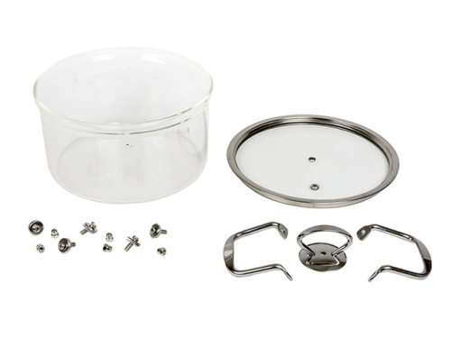 Кастрюля бульонная со стеклянной крышкой, 3.5 л