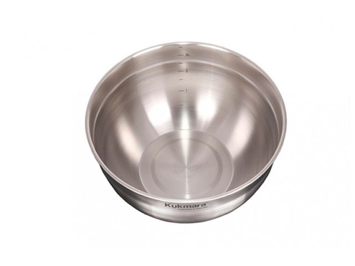 Миска из нержавеющей стали 3.7 л, Kukmara, BL3722