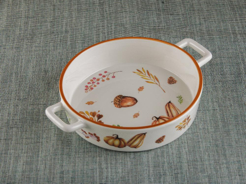 Форма для запекания керамическая October Line, PLOVER, 25 см