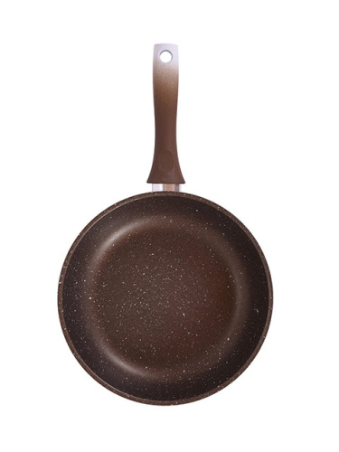 Сковорода 28 см с антипригарным покрытием, Kukmara (Marble Induction Кофейный мрамор), смки280а