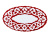 Тарелка овальная Красная Пахта, Turon Porcelain, Ø 29 см Тарелка овальная Красная Пахта, Turon Porcelain, Ø 29 см