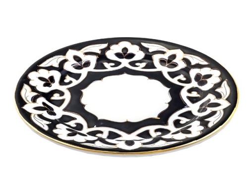 Тарелка Пахта, Turon Porcelain, с золотом, Ø 24 см Тарелка Пахта, Turon Porcelain, с золотом, Ø 24 см