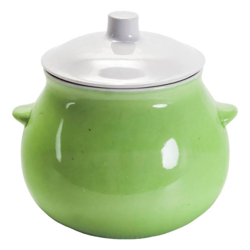 Горшок для запекания "Славянская Керамика", Салатовый, 0.6 л