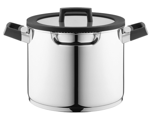 Кастрюля со стеклянной крышкой BergHOFF Downdraft, 8.8  л Кастрюля со стеклянной крышкой BergHOFF Downdraft, 8.8  л