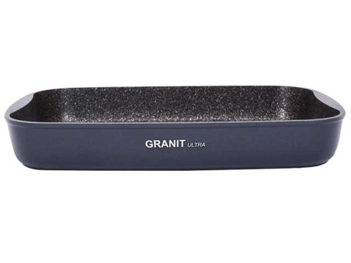 Противень с антипригарным покрытием 33.5x22x5.5 см, Kukmara (Granit Ultra Original), пго01а