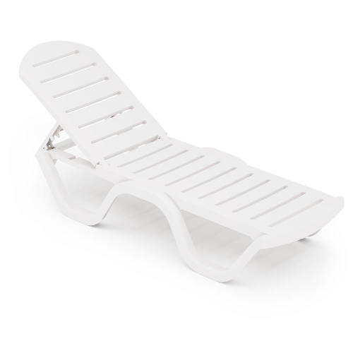 Шезлонг "Солярис" (белый), М8861 Альтернатива
