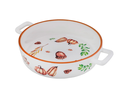 Форма для запекания керамическая October Line, PLOVER, 25 см
