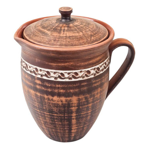 Кувшин "Славянская Керамика", Терракот Ангоб, 0.65 л