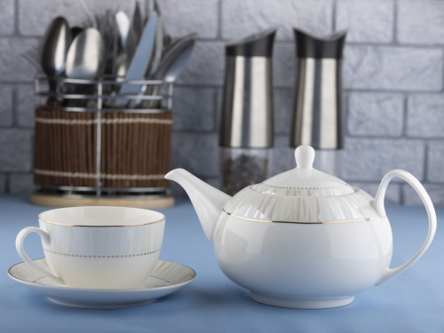 Чайная пара Moon Line: чашка, блюдце PLOVER, 300 мл