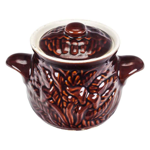 Набор супник 3 л + 4 горшка 0.6 л "Славянская Керамика", Гриб