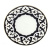 Тарелка Пахта, Turon Porcelain, с золотом, Ø 21.7 см