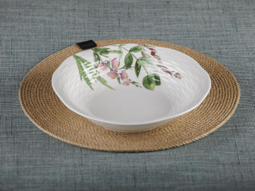 Тарелка керамическая Flowers Line, PLOVER, 22 см Тарелка керамическая Flowers Line, PLOVER, 22 см
