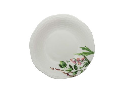 Тарелка керамическая Flowers Line, PLOVER, 22 см Тарелка керамическая Flowers Line, PLOVER, 22 см
