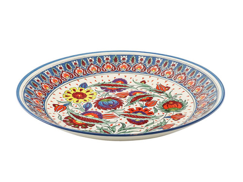 Блюдо Ляган "Риштанская керамика", Турецкий стиль, Микс, Ø 42 см