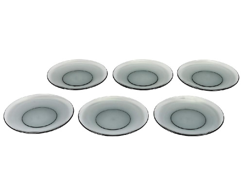 Набор плоских тарелок (6 шт.), Basilico Grey, 20 см