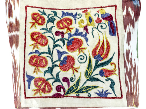 Сумка из адраса с вышивкой 