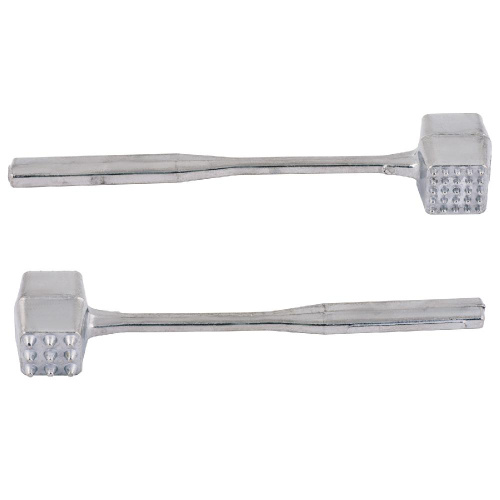 Молоток для отбивания мяса двусторонний 24 см, алюминиевый