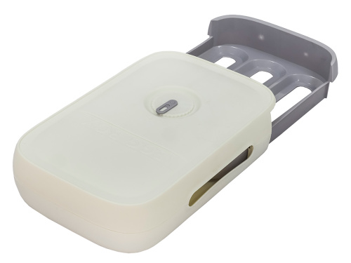 Контейнер для хранения яиц (на 24 штуки), 34х24х8 см, белый