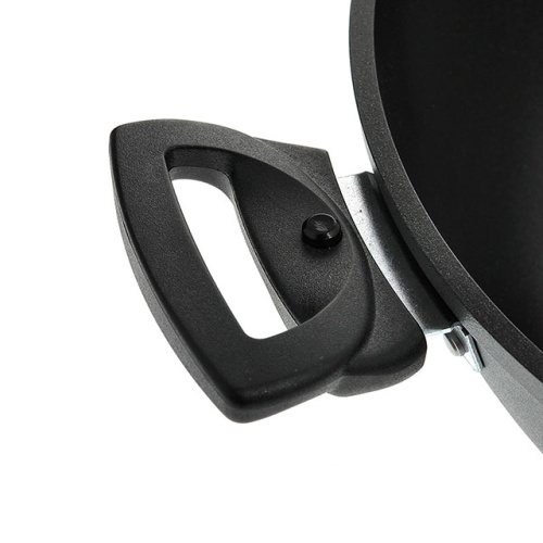 Сотейник 5.7 л со стеклянной крышкой 32 см, Kukmara (Темный мрамор), смт3281а