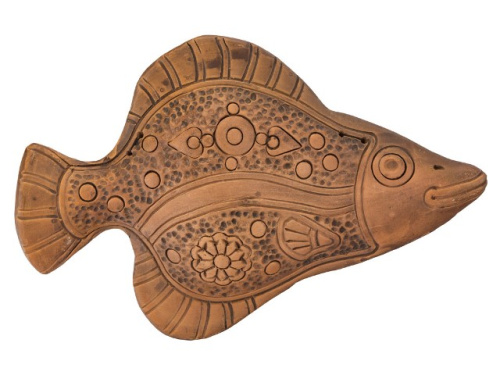 Панно керамическое "Рыба", Россия, 34x23