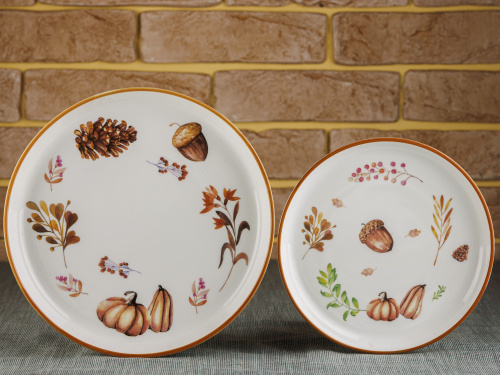 Тарелка керамическая October Line, PLOVER, 20 см