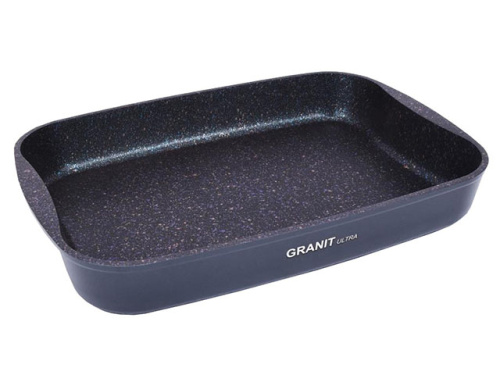 Противень с антипригарным покрытием 33.5x22x5.5 см, Kukmara (Granit Ultra Blue), пгг01а