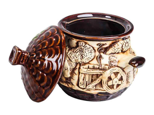 Горшок для запекания "Славянская Керамика", Хатка, 0.6 л