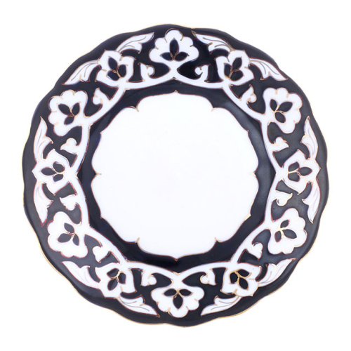 Тарелка "Пахта", рифленый край, Премиум, диаметр 23,5 см