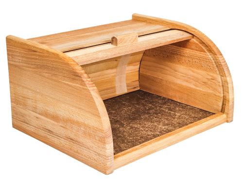 Хлебница большая 34x28x19см, бук, Традиция