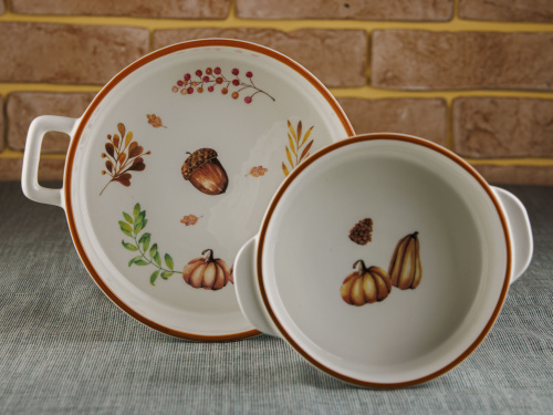 Форма для запекания керамическая October Line, PLOVER, 25 см