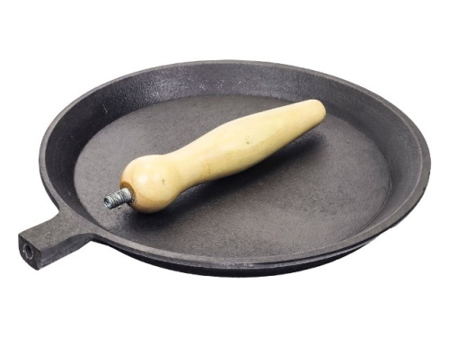 Сковорода чугунная блинная DAVR METALL, 22 см