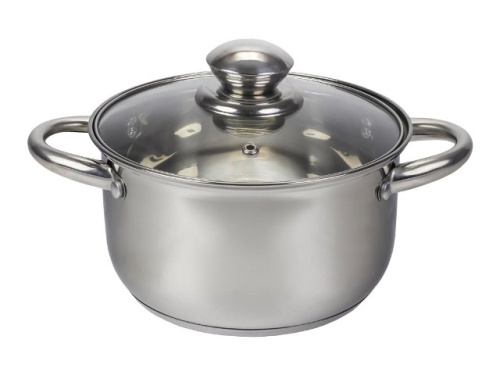 Кастрюля с крышкой Appetite Elisa, нержавеющая сталь, 2.5 л
