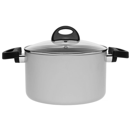 Кастрюля со стеклянной крышкой BergHOFF Eclipse, (серый) 3.7 л