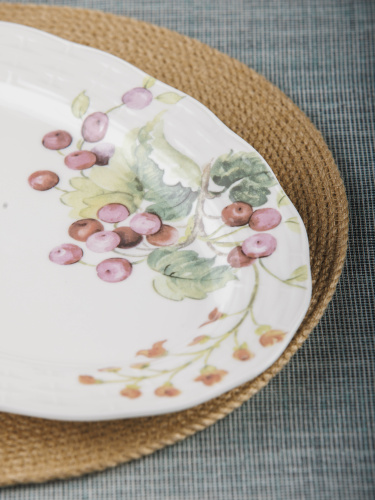 Блюдо для сервировки керамическое Wild berries Line, PLOVER,  30 см
