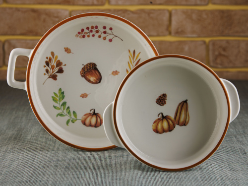 Форма для запекания керамическая October Line, PLOVER, 13 см