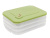 Контейнер с крышкой для хранения и заморозки продуктов на 3 секции, 30х23х11 см, зеленый